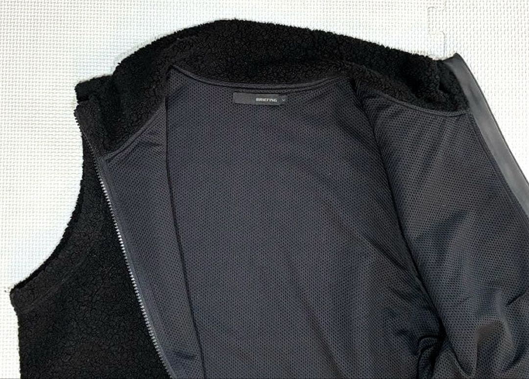 BRIEFING SH MS WOOL BOA VEST（BLACK／M）