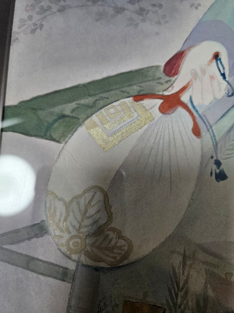 武藤嘉亭 ［涼庭］美人画 浮世絵 日本画 師伊東深水 山川秀峰 額装