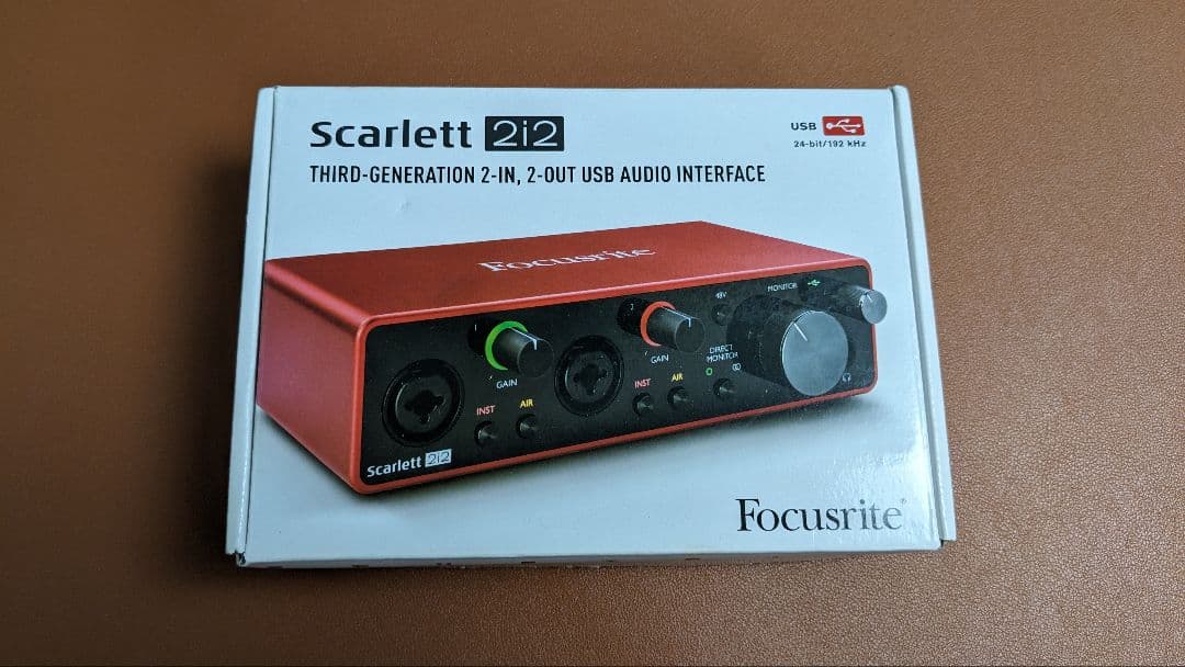 Focusrite Scarlett 2i2 オーディオインターフェースセット