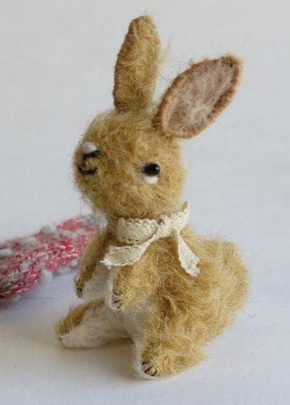 115■ぬいぐるみ作家 五十嵐めぐみ▲ウサギ Kutcha Kacha▼