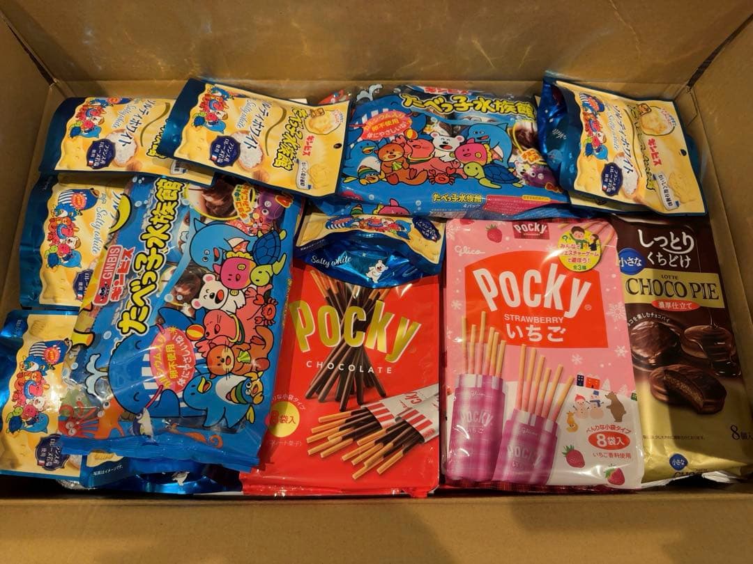 チ*ー様 チョコパイ　フィレロロシェ ポッキー　たべっこ水族館　チョコレート詰め