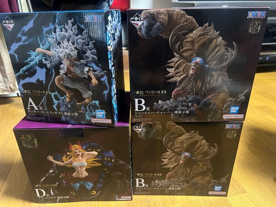 一番くじ ワンピースEX 悪魔を宿す者達vol3 A賞2個　B賞2個　D賞1個