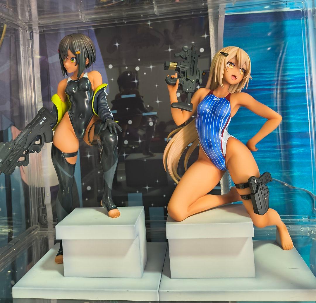 『ARMS NOTE』「水泳部の部長ちゃんとコウハイちゃんセット」フィギュア