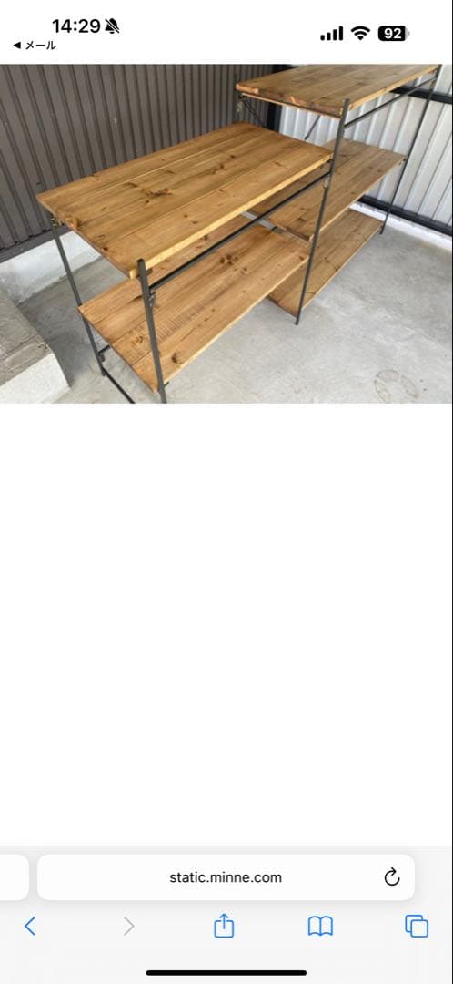 キッチンテーブルとクーラーボックス台