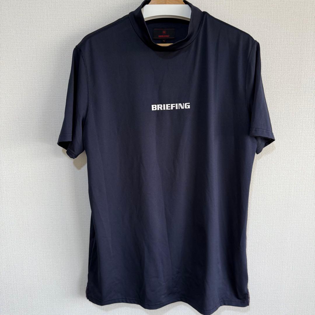 BRIEFING GOLF モックネック半袖 Size:XL BBG231M05