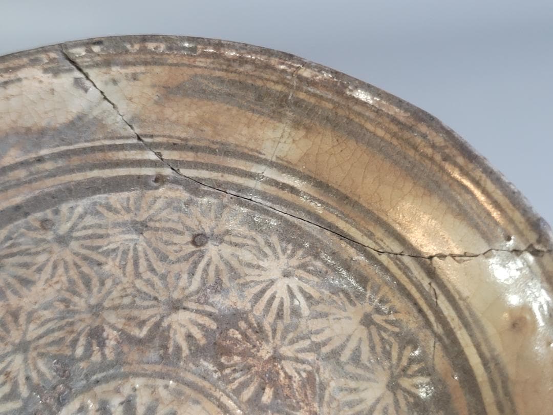 古美術 李朝 花三嶋 小皿 DT358