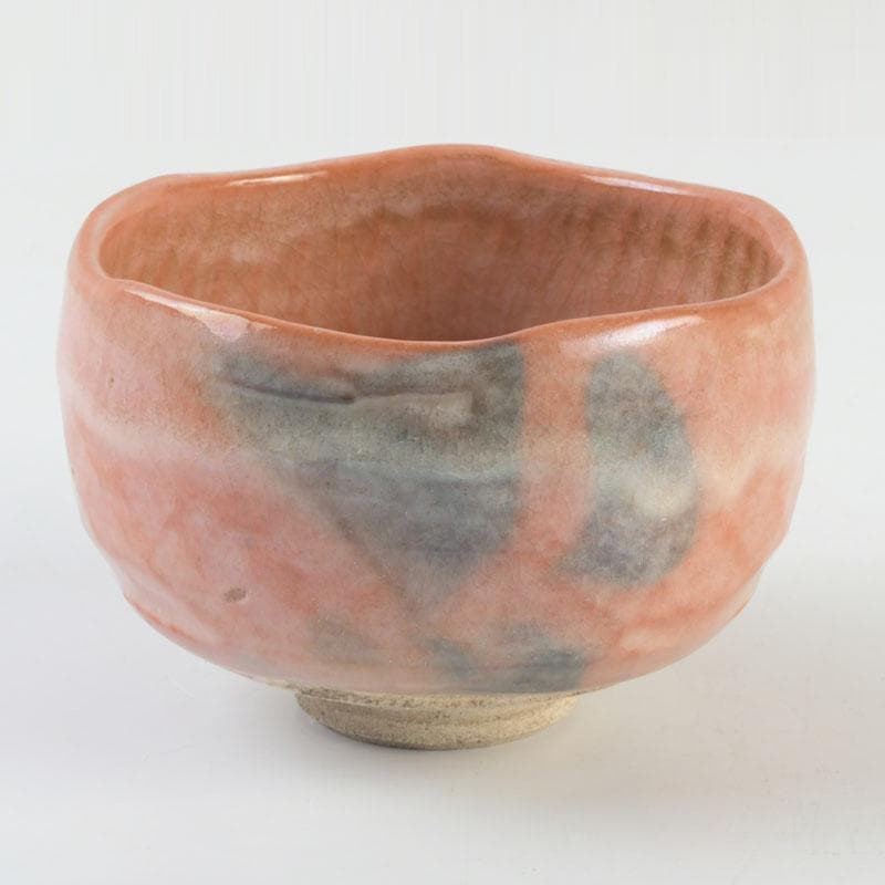 茶道具　楽吉左衛門作　赤楽茶碗　V　9504