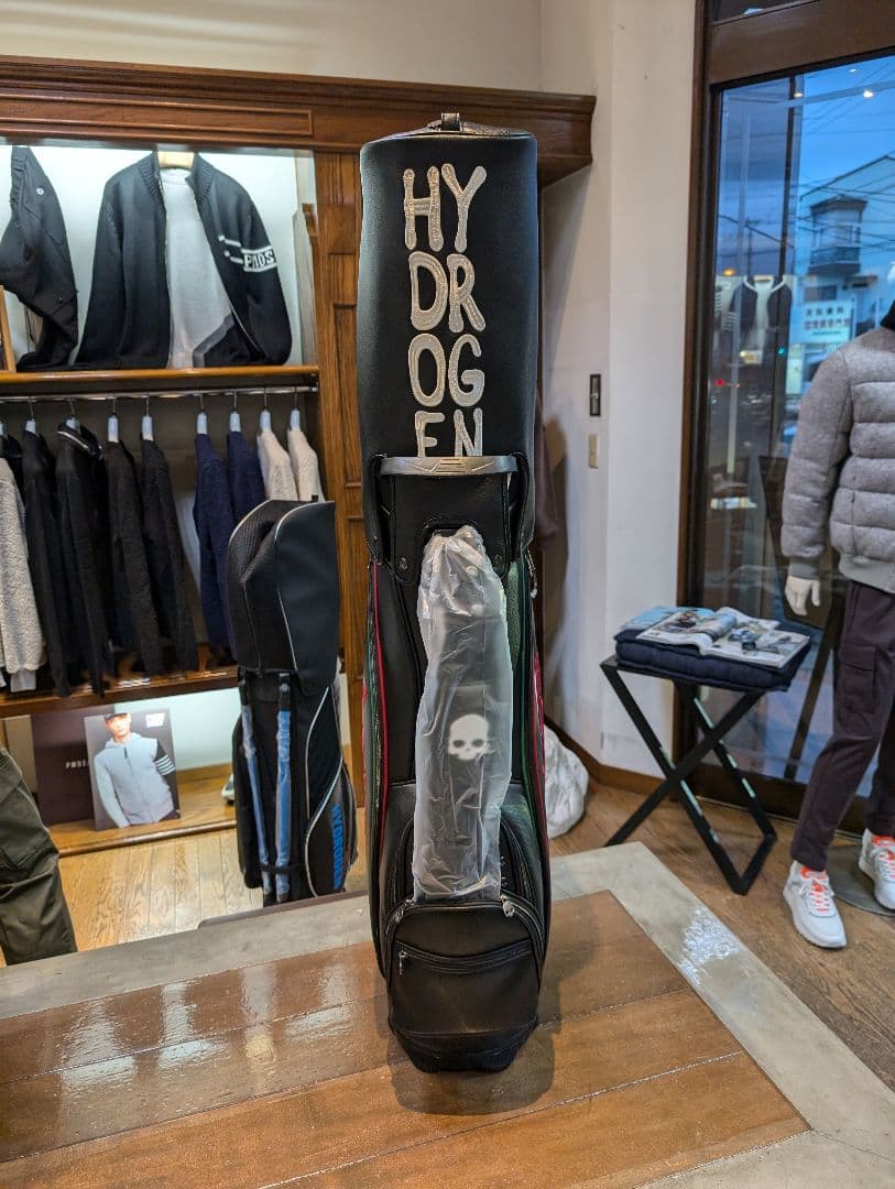 ジ*ン様 HYDROGEN スカルデザイン キャディバッグ