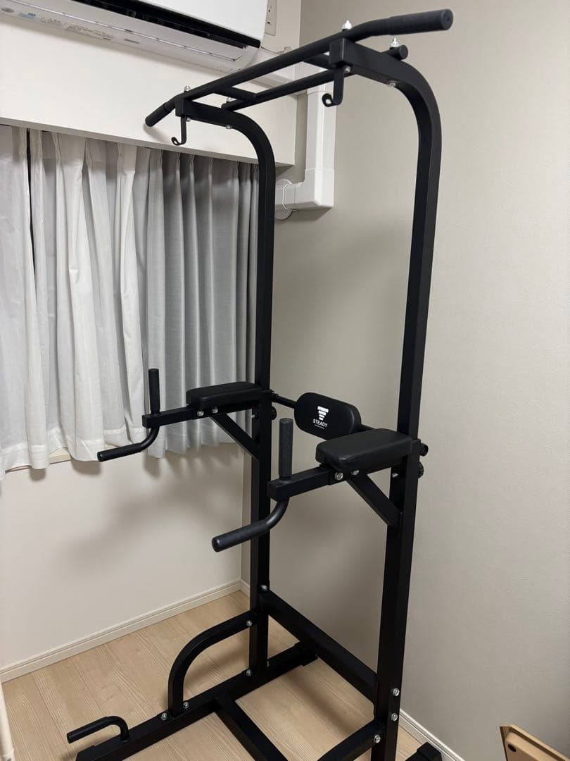 【送料無料】STEADY懸垂マシン　チンニング　ぶら下がり健康機耐荷重150kg