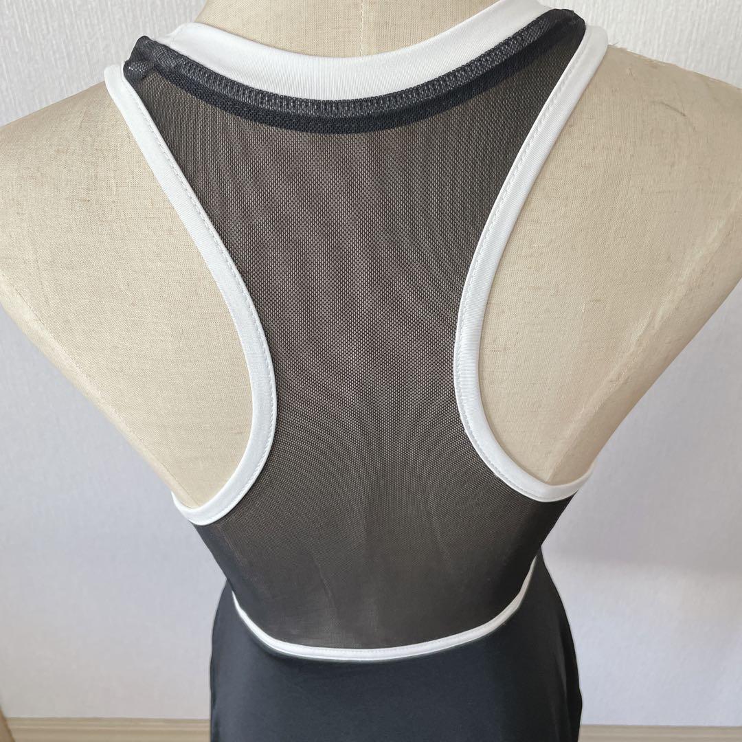 日本初上陸　セブンシックス　テニスウェア　ワンピース　黒