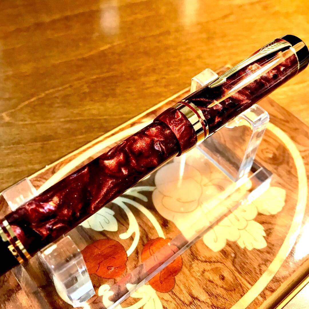 ☆超極上美品☆書き味抜群☆美しいパーカー万年筆デュオフォールド【センテニアル】