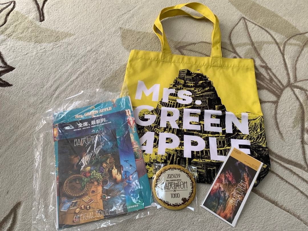 Mrs GREEN APPLE ジャムズシート　フライヤーセット