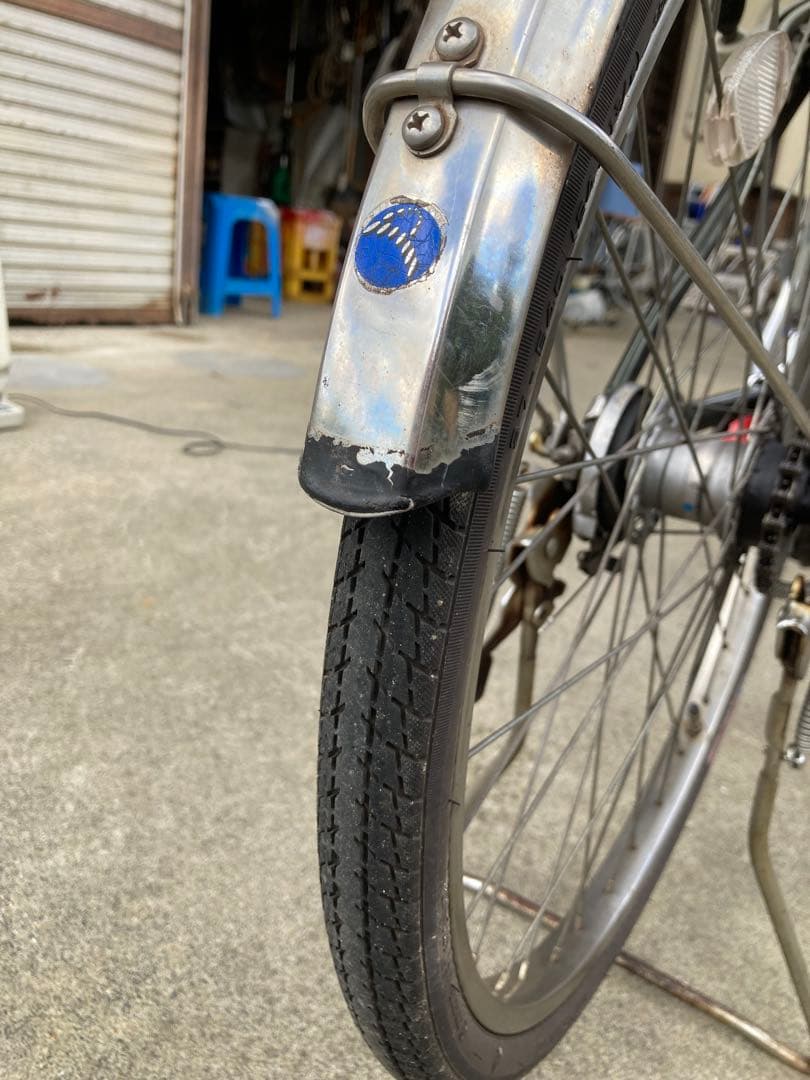 パナソニック電動アシスト自転車 シティタイプ モスグリーン色　バスケット付き