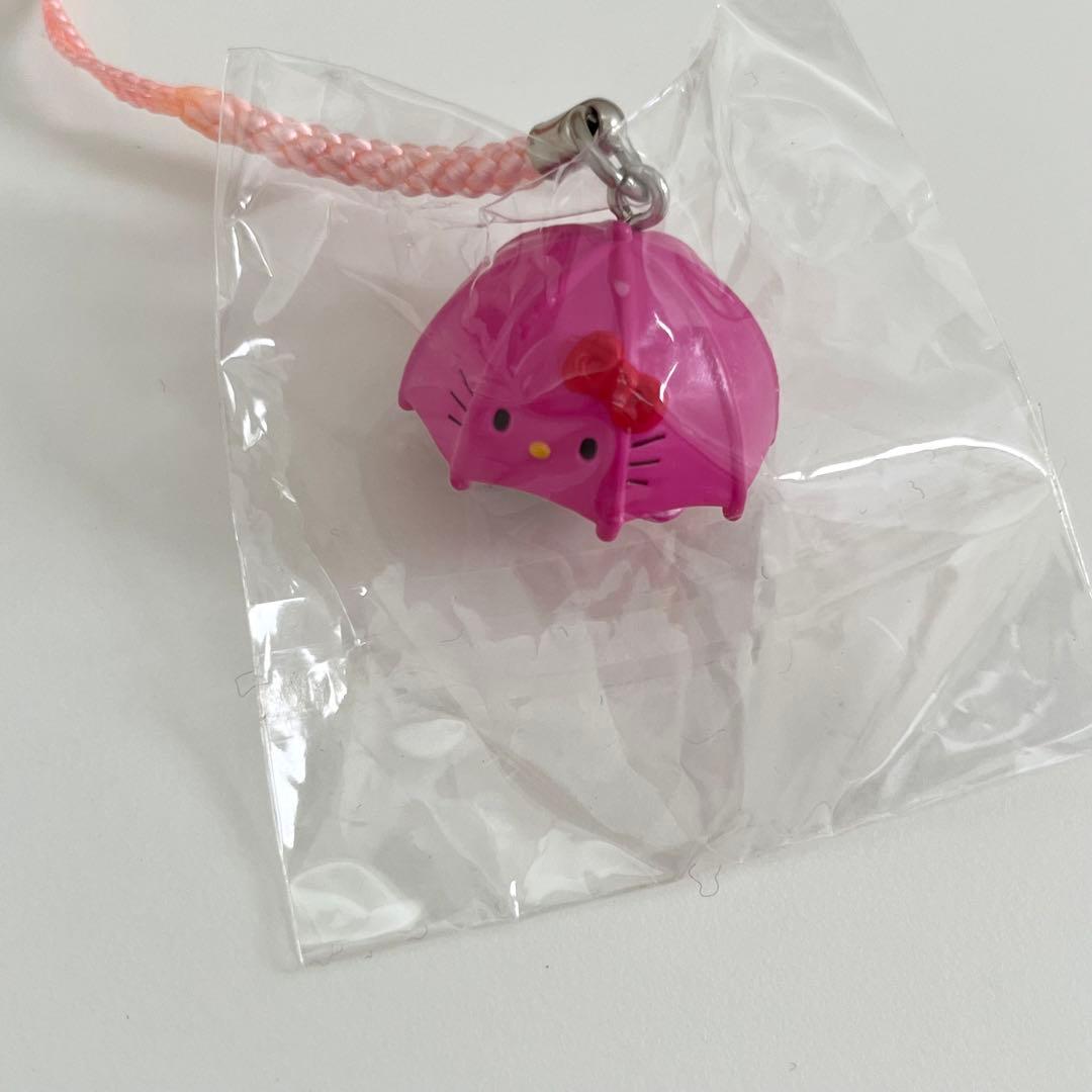 【レア】ハローキティ　根付　ストラップ　キティ　ダニエル　相合傘　ラブペア