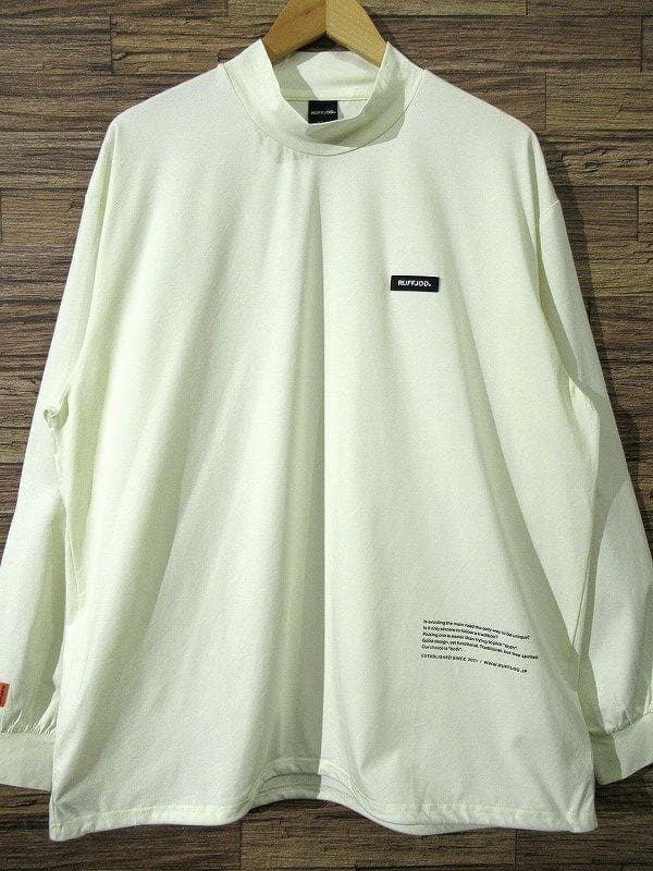 XL 25AW ほぼ未使用 ラフロッグ ストレッチ モックネック 長袖 Tシャツ