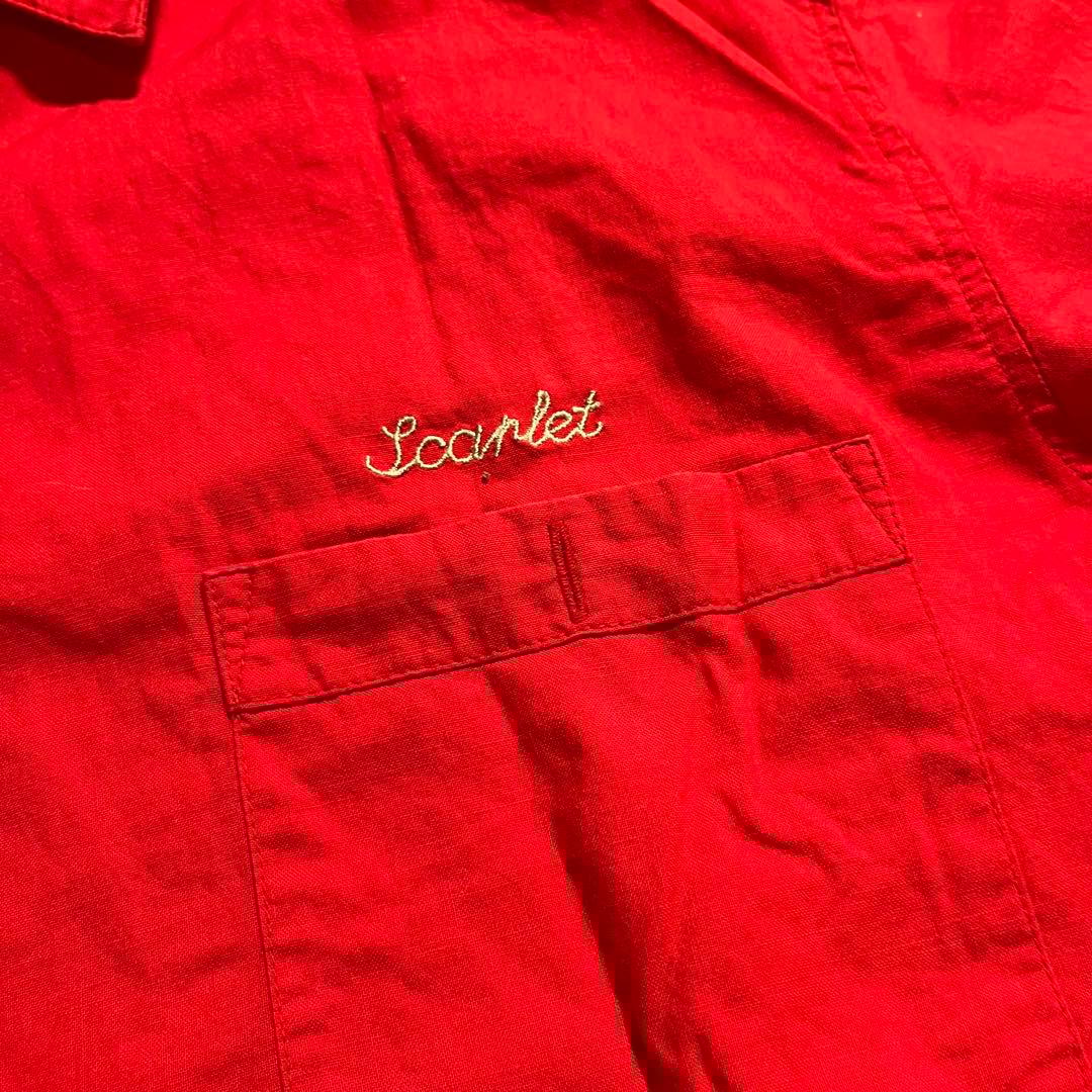 希少　ROUND1 ボーリングシャツ　企業　Lサイズ　当時物　ラウンド1