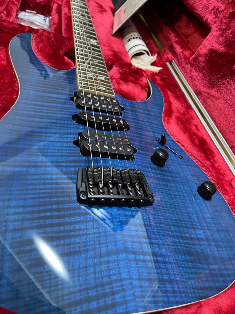 ギター ibanez j.custom RG8571-LBE (Lapis Blue)
