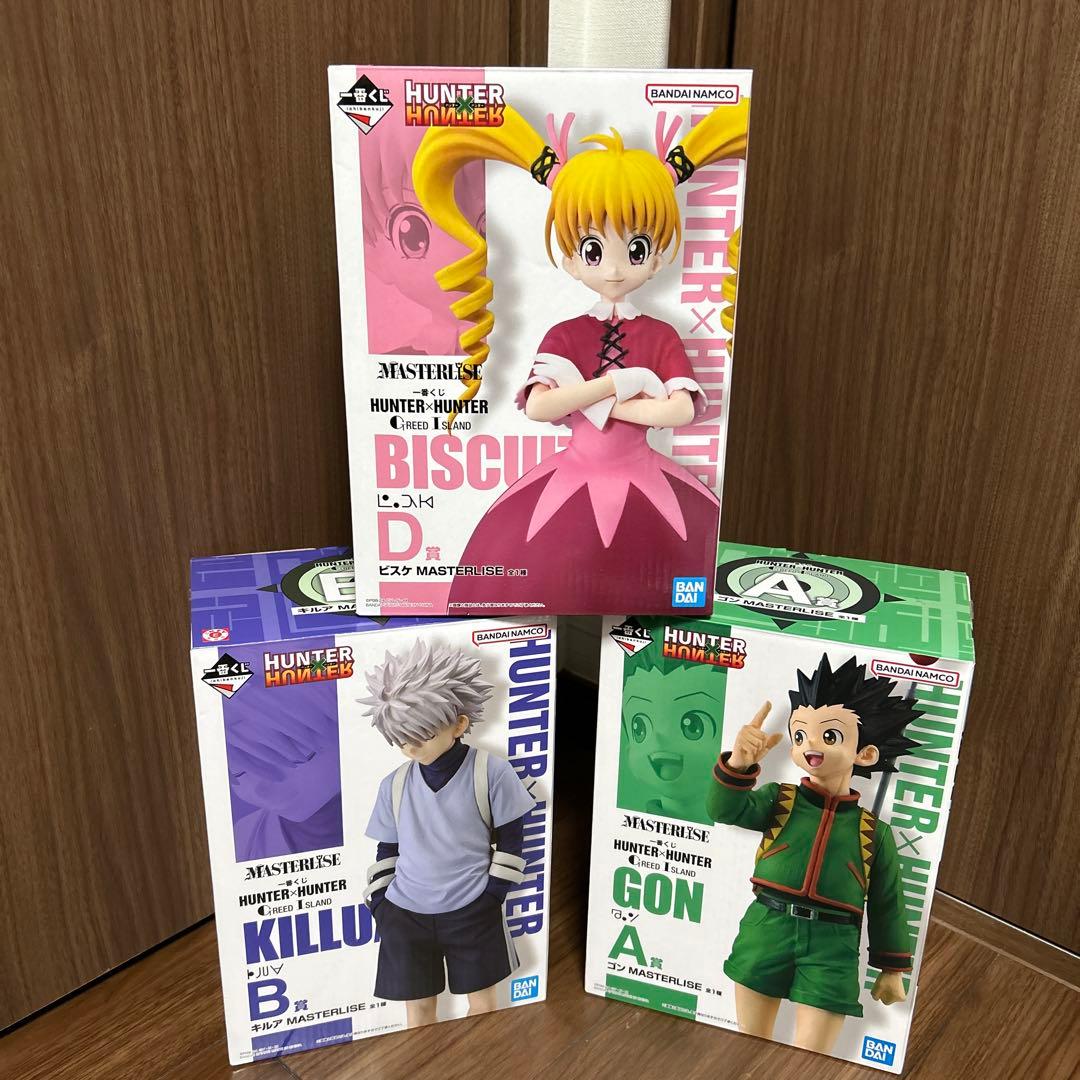 HUNTER×HUNTER 一番くじ　A賞　B賞　D賞　ビスケ・ゴン・キルア