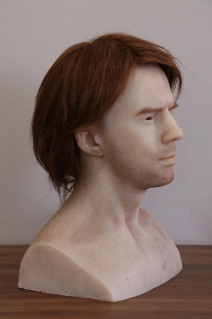 ハリウッド映画　オリジナルプロップ　等身大 シリコンバスト　小道具