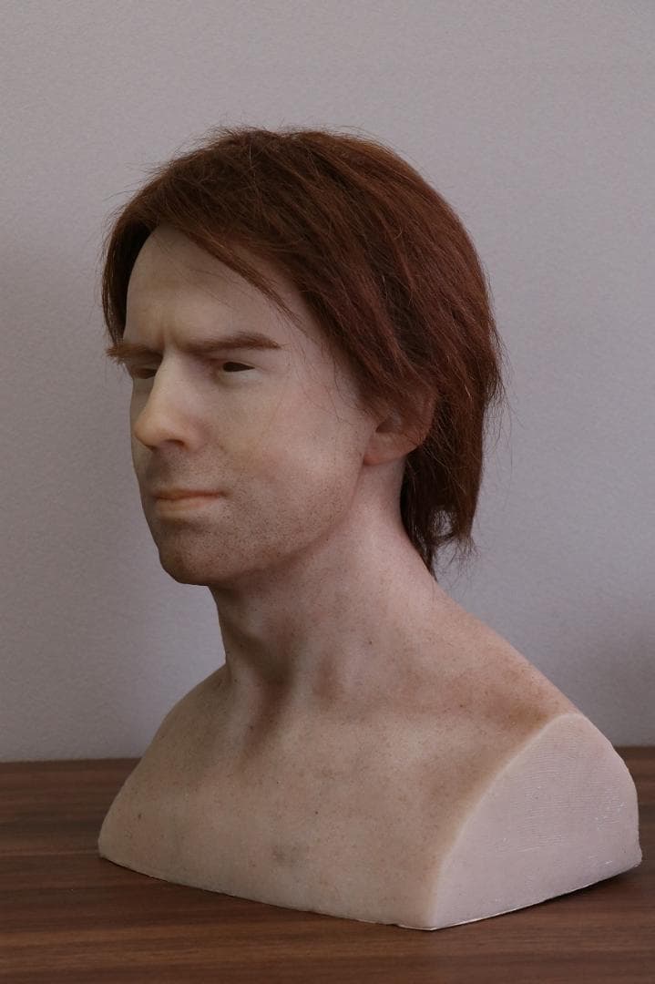 ハリウッド映画　オリジナルプロップ　等身大 シリコンバスト　小道具