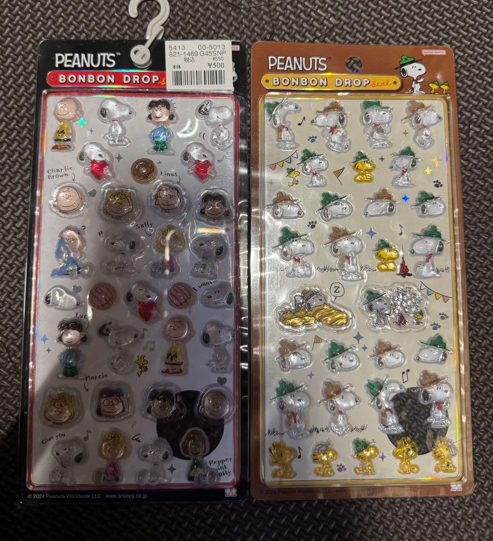 正規品スヌーピーボンボンドロップシール7 種セット