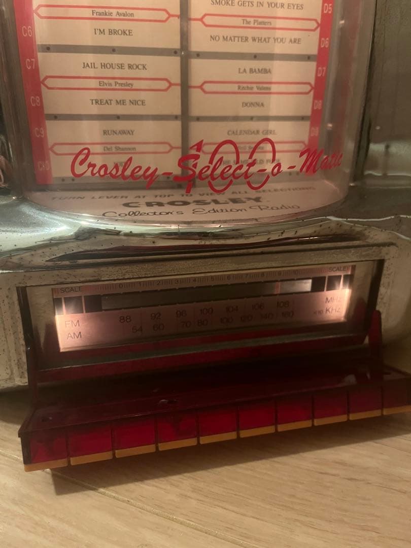 ジュークボックス型ラジオ　動作確認済み