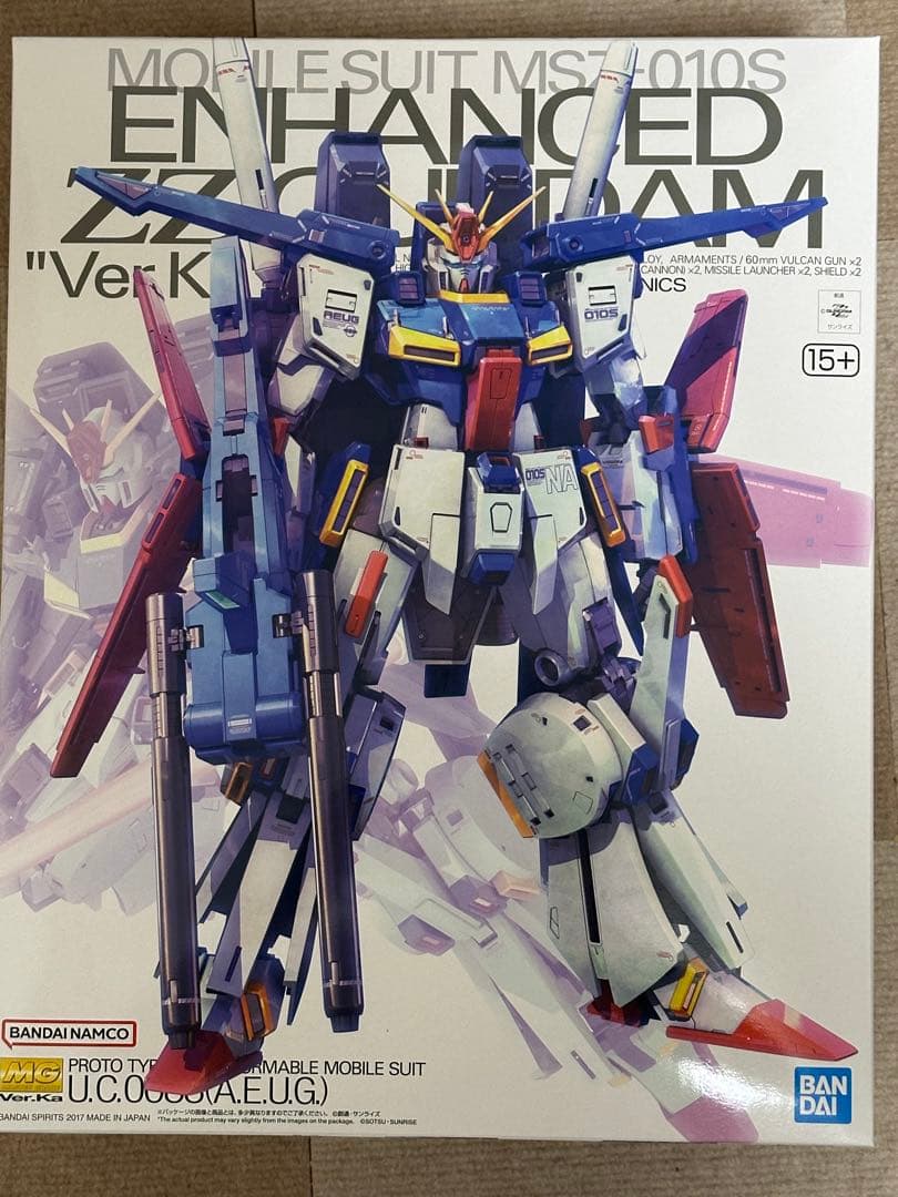 MG 1/100 強化型 ZZ GUNDAM \