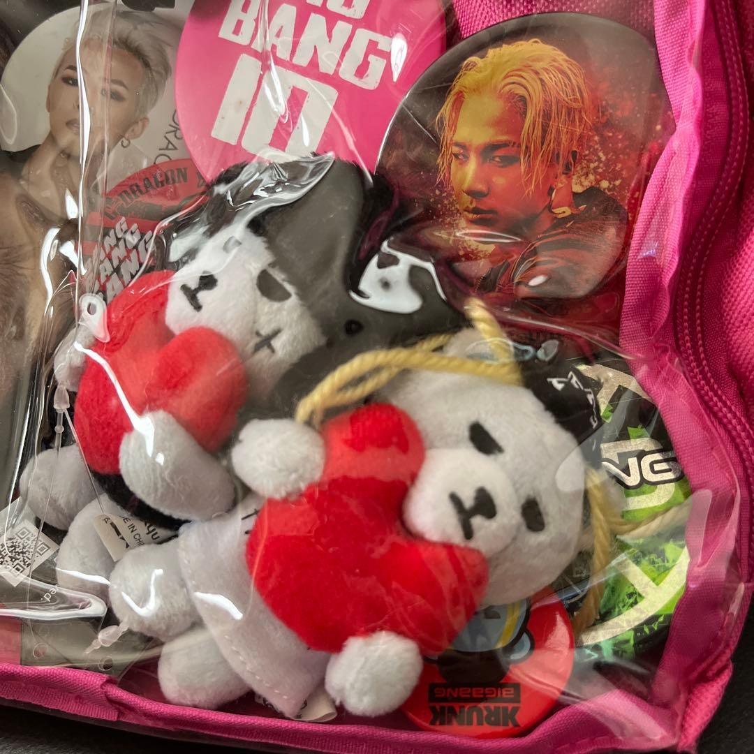 BIGBANG 透明バッグ　ぬいぐるみ バッジ　グッズ　G-DRAGON SOL