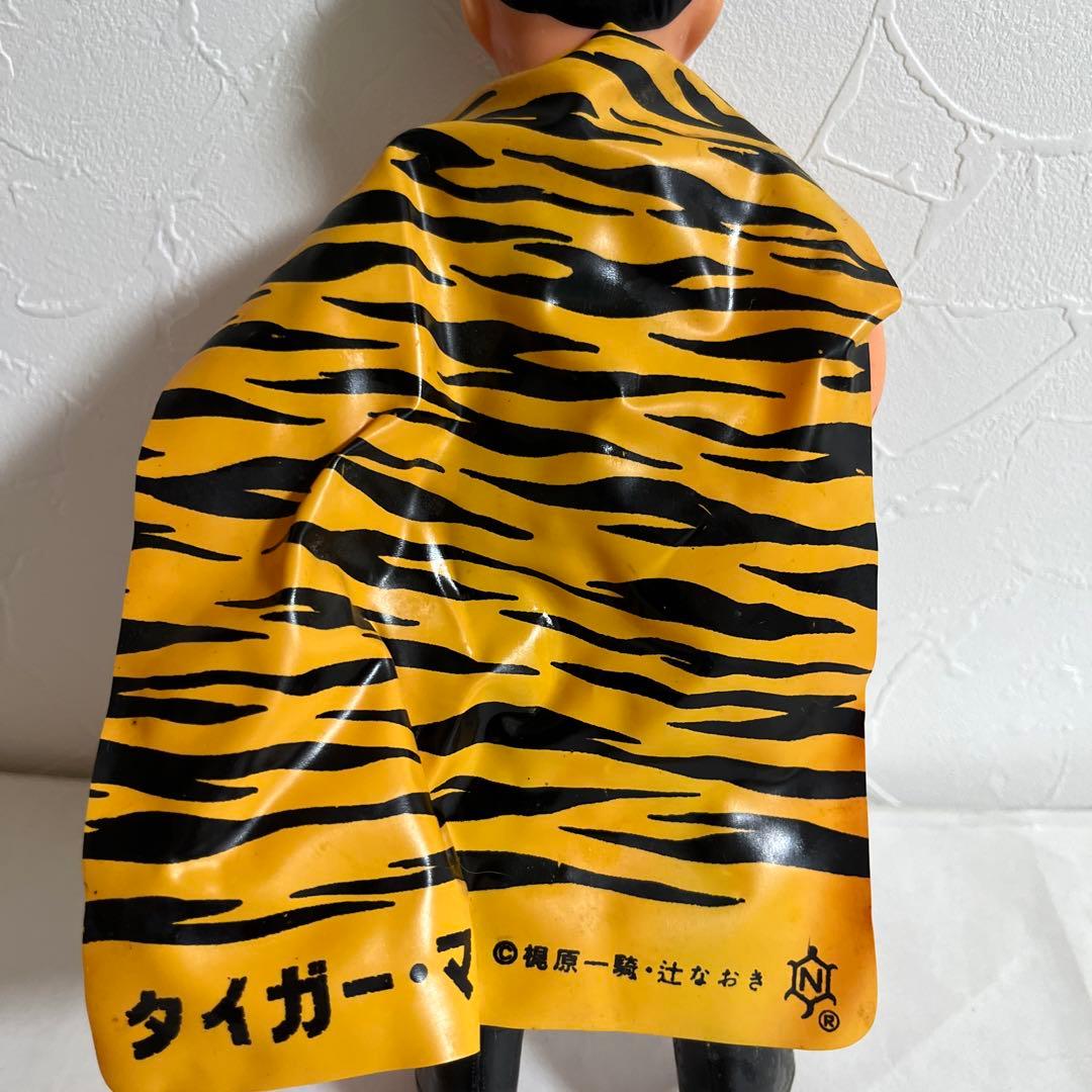 ⚠️当時物　初期　タイガーマスク　面取れ　ソフビ　スタンダード