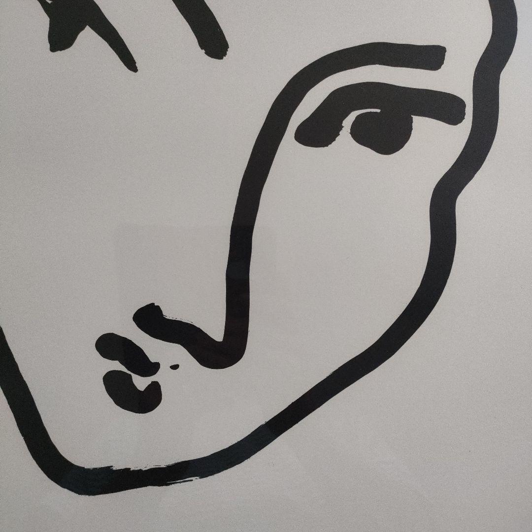 リトグラフ\" HENRI MATISSEアンリ マティス『トンガリ顎のナディア』