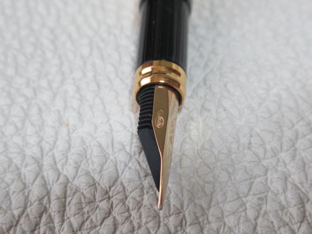 未使用近 絶版 1970年代◆デュポン ゴールドプレート ペン先18ct 750