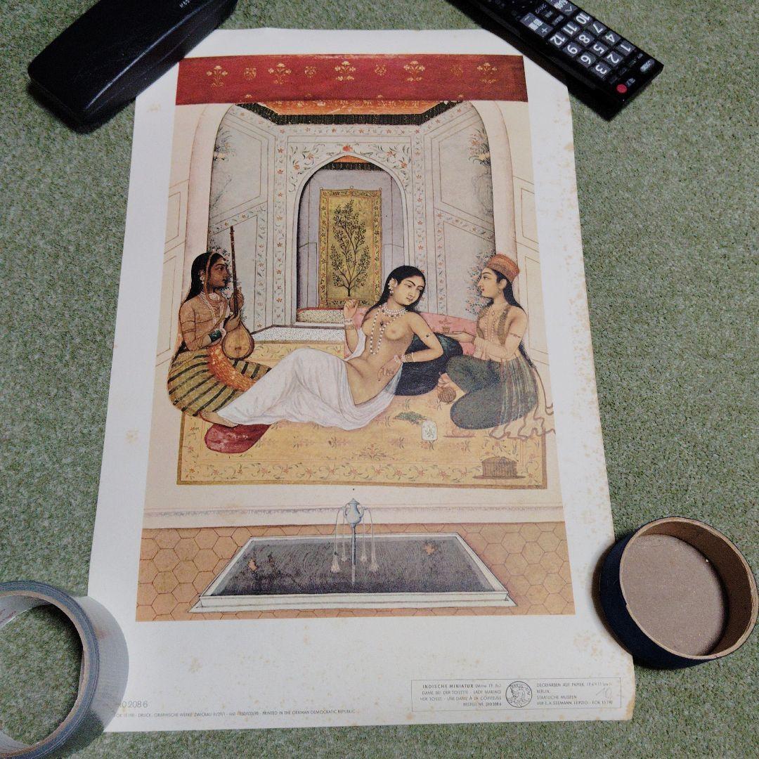 貴重旧東ドイツDRESDEN国立博物館購入写真ポスター6枚セット筒入り