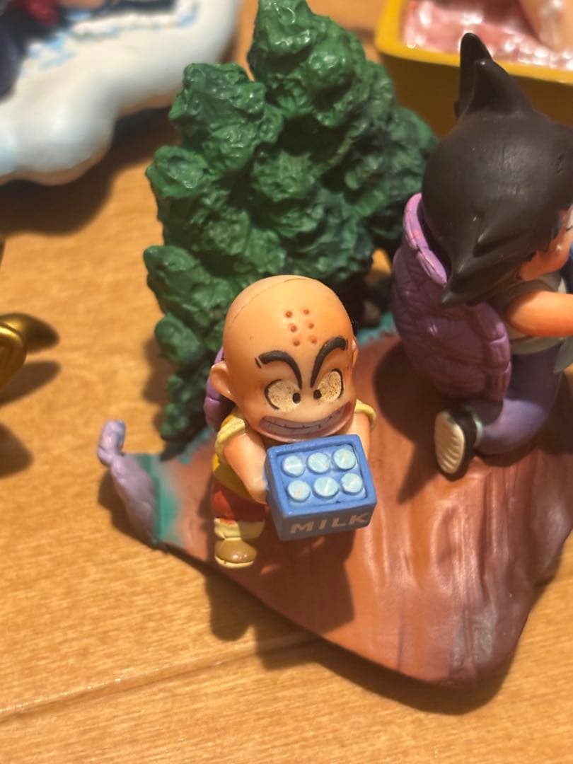 ドラゴンボールカプセル　まとめ売り クライシス編　孫悟空&ブルマ　風呂　牛乳