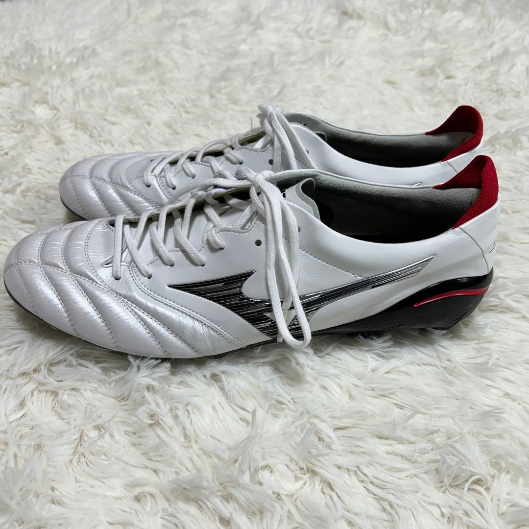 [極美品]MIZUNO サッカースパイク 29 モレリアネオ4 白 タグ付 袋付