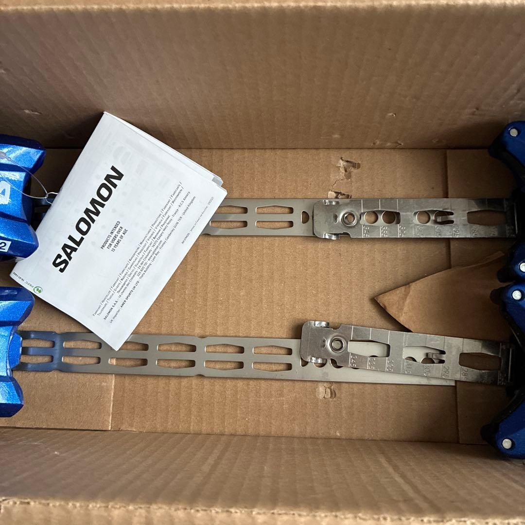 未使用 サロモン X12Lab X70 スキー ビンディング ブルー