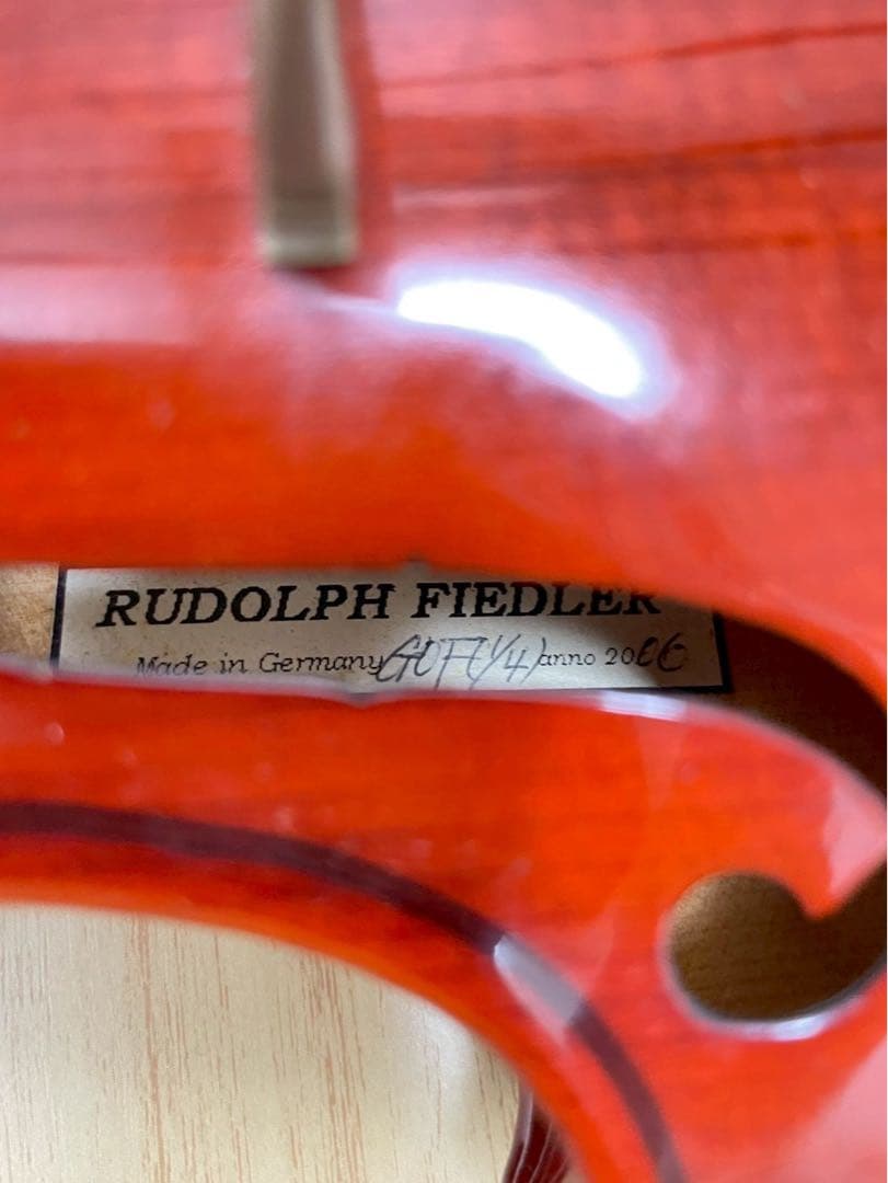 RUDOLPH FIEDLER G0F バイオリン 1/4 2006年ドイツ製