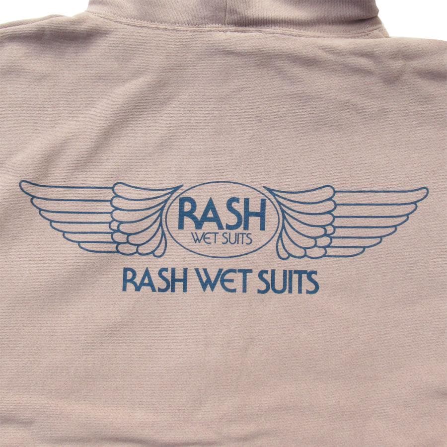 RASH WETSUITS ラッシュ 羽バックフルジップパーカー Sピンク L