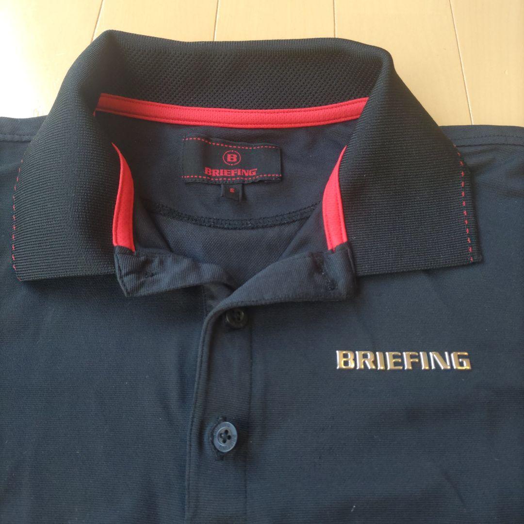 ブリーフィング　BRIEFING　ゴルフ 　半袖　ポロシャツ　ブラック　黒