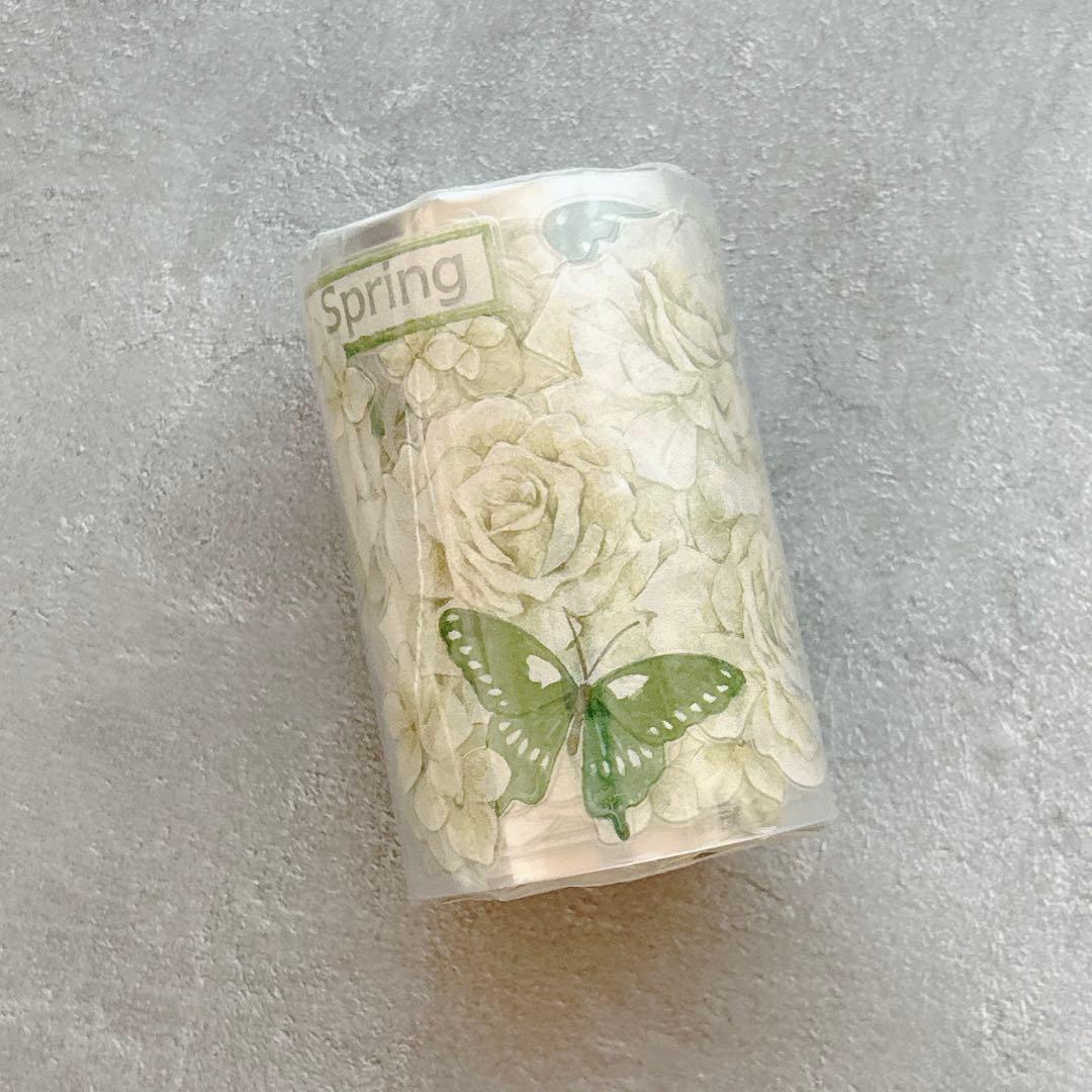 木皆原创《花间蝶蝶》海外マスキングテープ マステ 【2720】