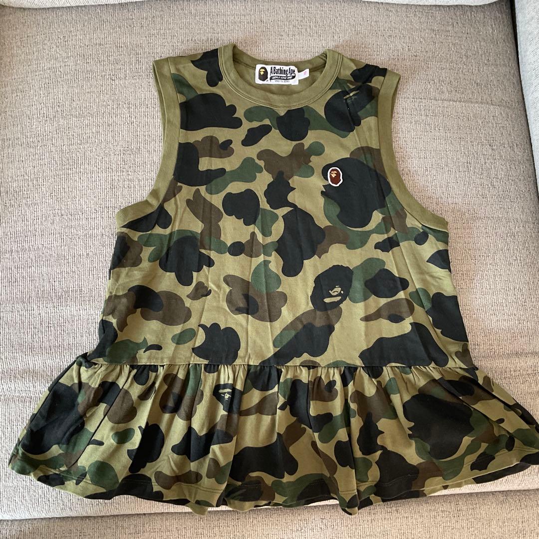【美品】A Bathing Ape 迷彩柄 ワンピース XS正規品