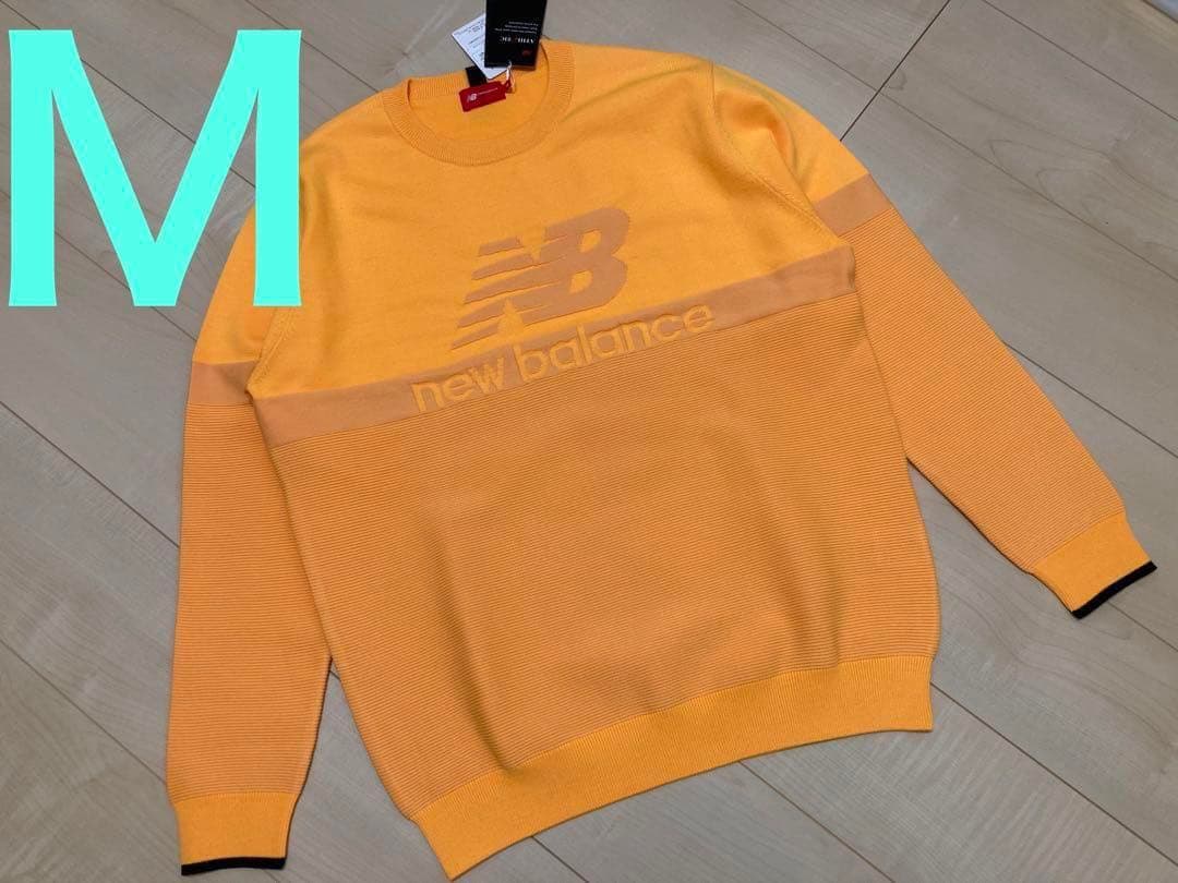 【新品】ニューバランスNEW BALANCE/セーターオレンジ★定価16500円