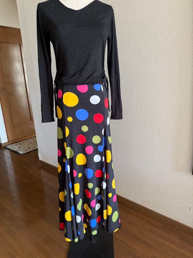 ストレッチ素材✨フレアスカート