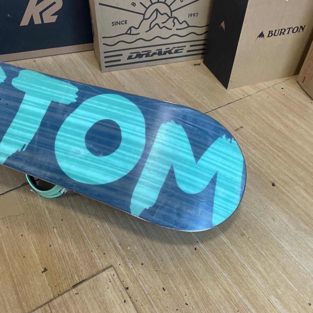 BURTON　バートンキッズスノーボードセット　バイン付　CUSTOM　カスタム