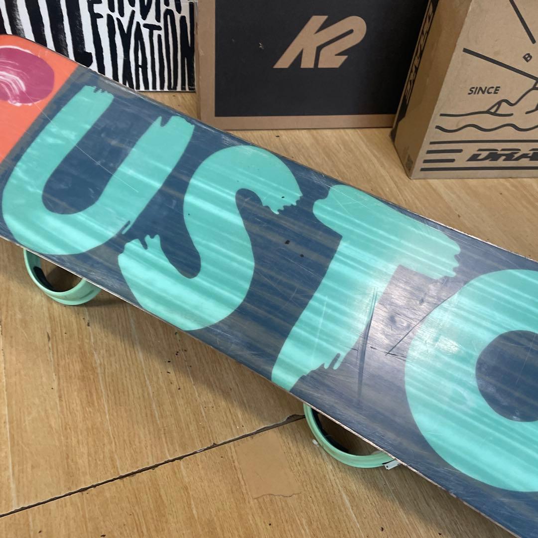 BURTON　バートンキッズスノーボードセット　バイン付　CUSTOM　カスタム