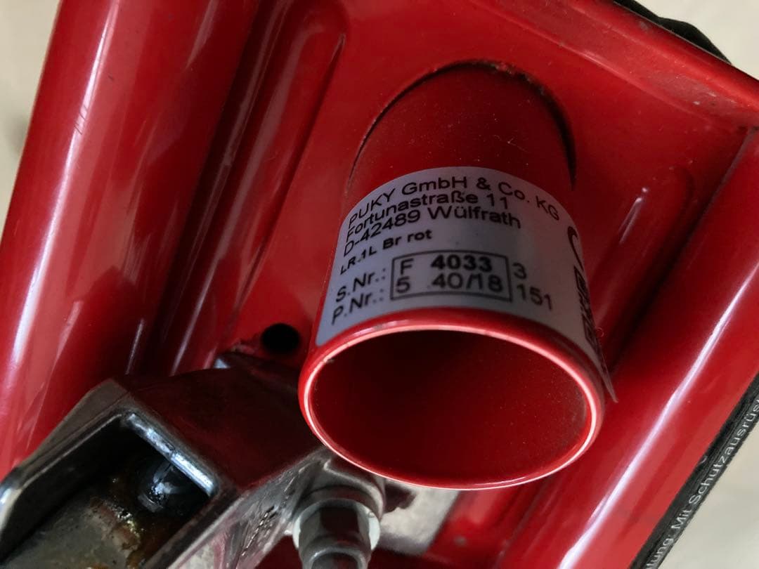 PUKY ラーニング/バランスバイク 赤/黄色 12インチ　LR 1Lサイズ