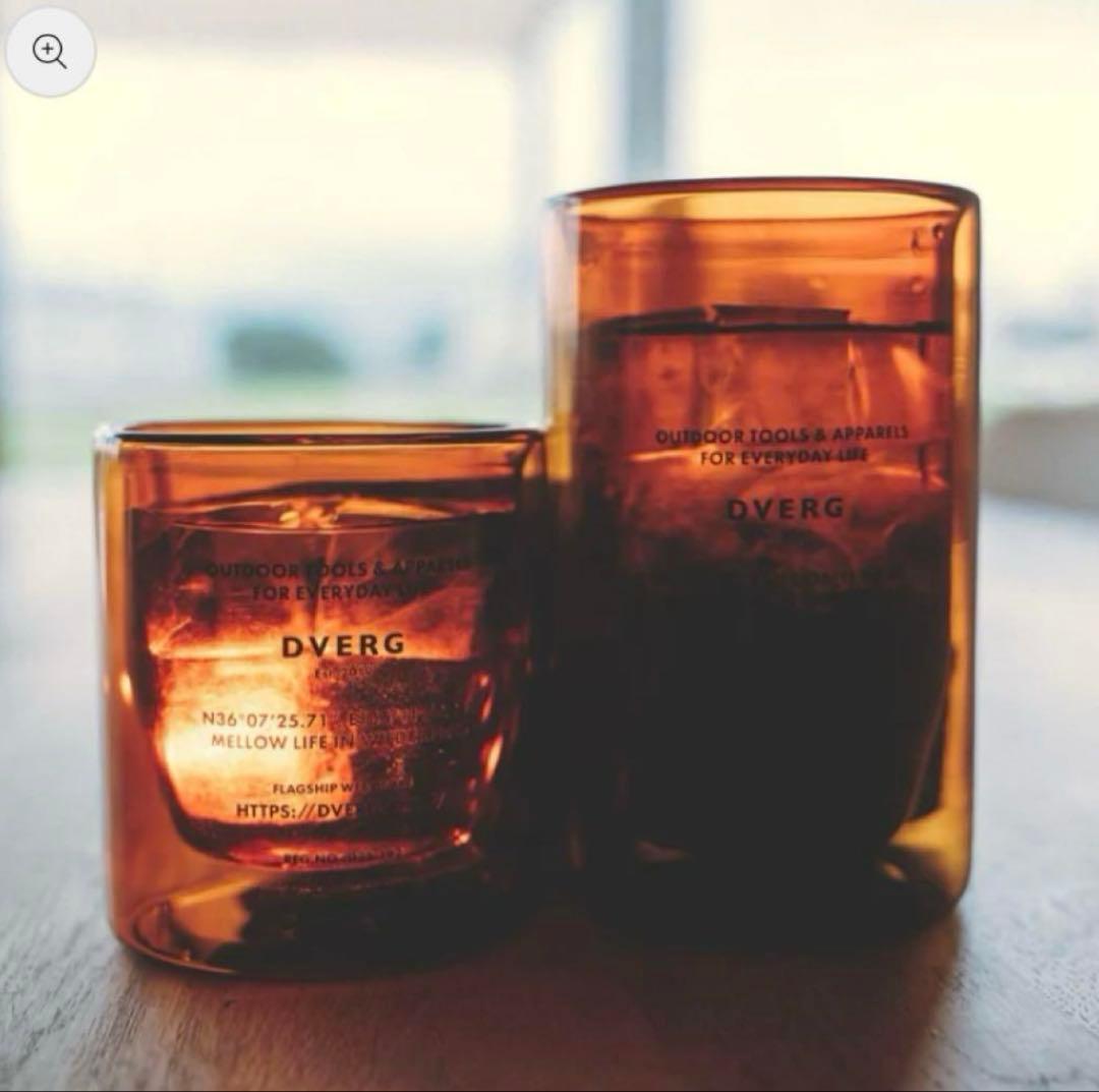 DVERG ドベルグDOUBLE WALL TUMBLER アンバー 2個セット
