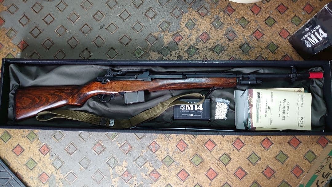 東京マルイ Usライフル M14 木製換装品　エアガン　中古