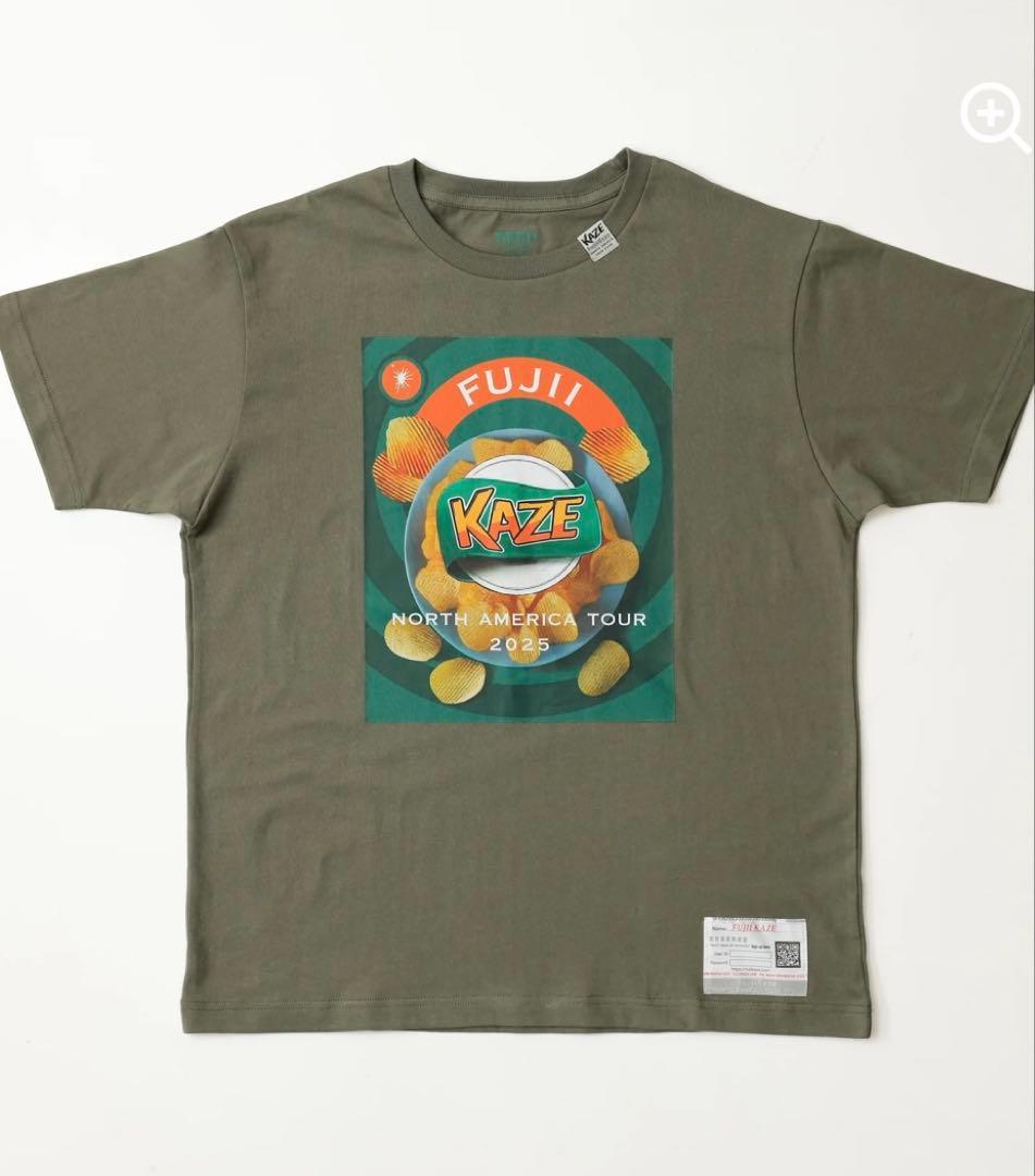藤井風NORTH AMERICA TOUR 2025 ポテチTシャツ