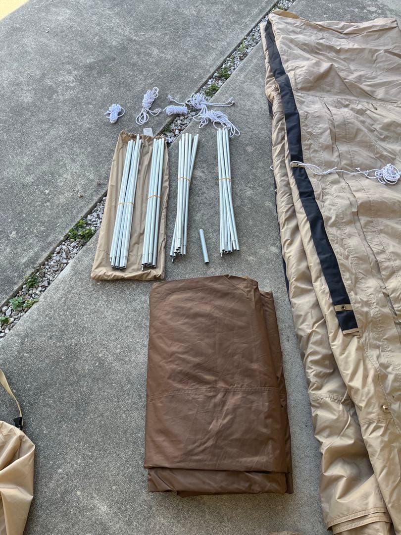 DOD カマボコテント３M（タン）　中古　状態良