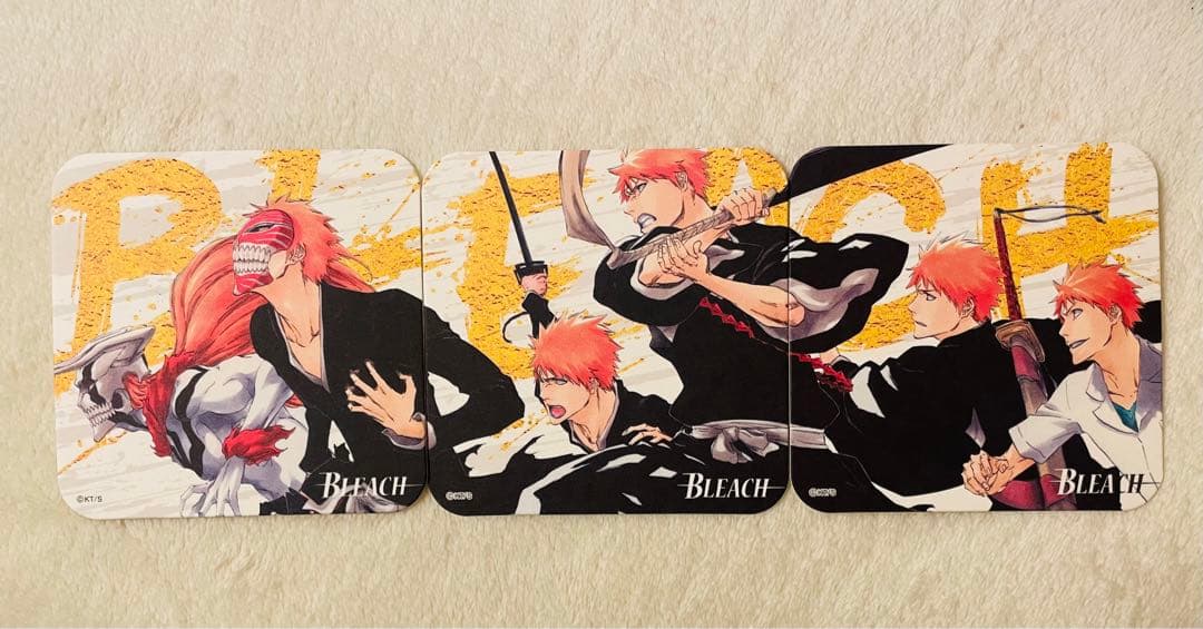 BLEACH ジャンプ展限定販売アートコースター【BOX購入特典3枚セット】